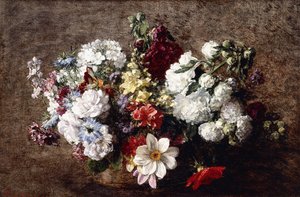Bouquet mélangé - Ignace Henri Jean Fantin Latour