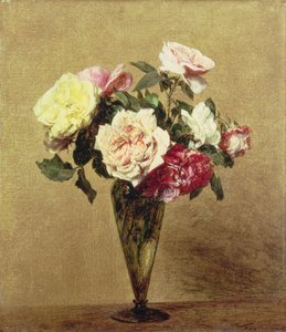 Roses dans un vase