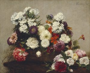 Nature morte avec fleurs, 1881 - Ignace Henri Jean Fantin Latour