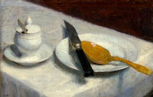 Nature morte avec pot de moutarde - Ignace Henri Jean Fantin Latour