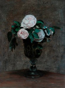 Étude de roses, 1872 - Ignace Henri Jean Fantin Latour