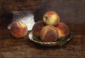 Le Bol de Pêches - Ignace Henri Jean Fantin Latour