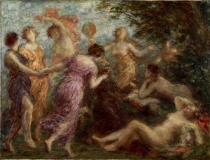 La tentation de Saint Antoine - Ignace Henri Jean Fantin Latour