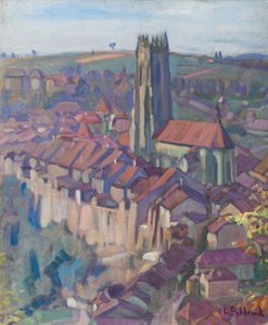 Vue de Fribourg - Ignace Nazaire Oswald Pilloud