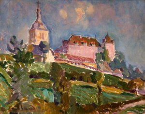 Vue du château et de l