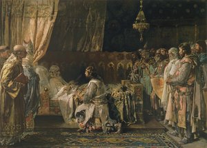 Les Derniers Moments du Roi Jacques Ier (1207-76) le Conquérant - Ignacio Pinazo Camarlech