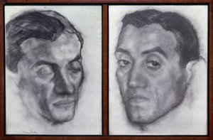 Portrait de Ramon Perez de Ayala (1888-1962) écrivain et journaliste espagnol - dessin - génération de 1914 - Ignacio Zuloaga