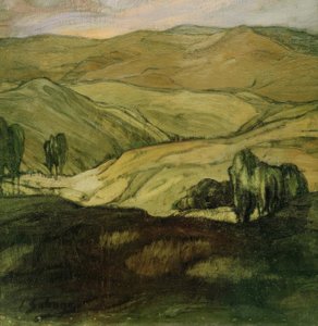 Paysage en Aragon - Ignacio Zuloaga y Zabaleta