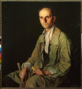 Portrait du sculpteur Beobide - Ignacio Zuloaga y Zabaleta