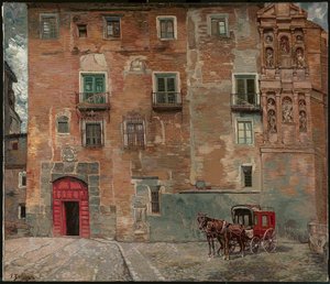 Casa del obispo de Tarazona, début des années 1930 - Ignacio Zuloaga y Zabaleto