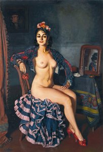 La Bella Oterito dans sa loge, 1936