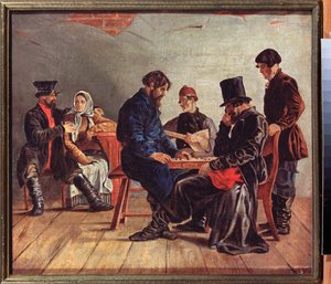 Les joueurs de dames - Ignati Stepanovich Shchedrovsky