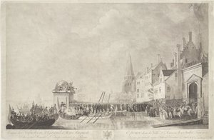 Arrivée de Napoléon et Joséphine à Anvers, 1803 - Ignatius Joseph van den Berghe