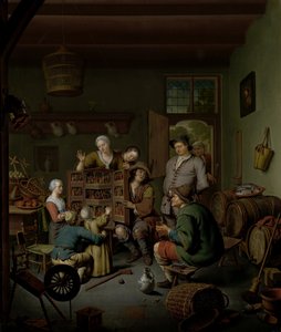 Le marché aux poissons à Anvers - Ignatius Josephus van Regemorter