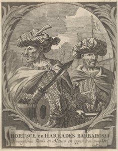 Portraits de Horusce et Hareaden Barberousse, pirates barbaresques