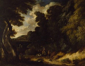 Paysage avec des figures