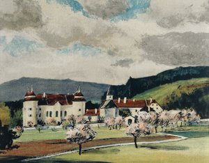 Château de Weinzierl près de Wieselburg, vers 1909 - Igo Potsch