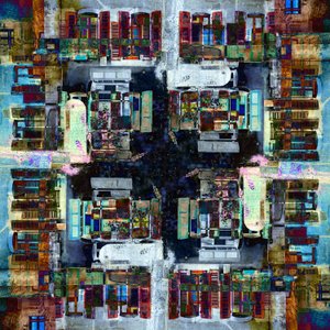 Marché urbain haut en couleur - Igor Shrayer