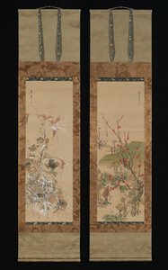 Fleurs et oiseaux des quatre saisons, milieu du 19e siècle - Ikeda Koson