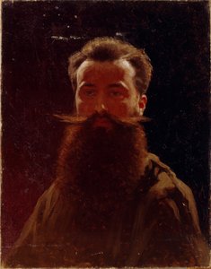 Autoportrait, années 1870 - Illarion Mikhailovich Pryanishnikov