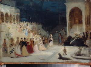 Décor préparatoire pour l