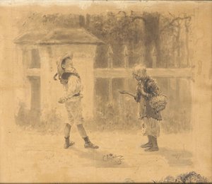 Fille mendiant, 1889