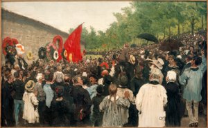 Rassemblement annuel au mur des Communards - Ilya Efimovich Repin
