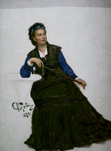 Dame jouant avec son parapluie