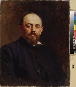 Portrait de Savva Mamontov (1841-1918), fondateur du premier opéra privé russe - Ilya Efimovich Repin