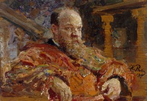 Portrait de Pavel Viktorovich Delarov 1851-1913, 1910