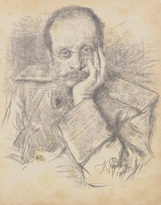 Portrait du compositeur César Antonovich Cui, 1835-1918 - Ilya Efimovich Repin