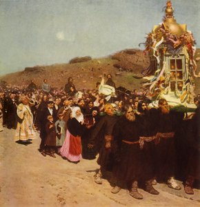 Procession dans la Gubernia de Koursk, 1880-1883, 1965 - Ilya Efimovich Repin