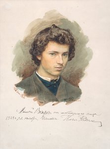 Autoportrait - Repin, Ilya Yefimovich (1866)