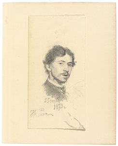Autoportrait, 1873 - Ilya Efimovich Repin