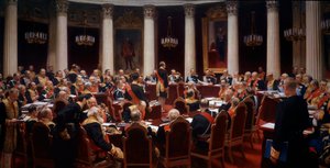 La réunion cérémonielle du Conseil d