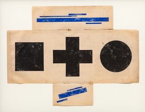 Motif suprématiste, vers 1921