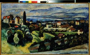 Vue de la ville de Nervi (Italie) - Ilya Ivanovich Mashkov