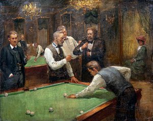 Joueurs de billard - Ilya Savich Galkin