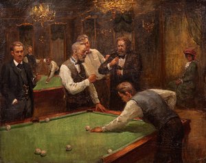 Joueurs de billard - Ilya Savvich Galkin