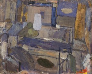 Nature morte avec pot et fruits - Immanuel Ibsen