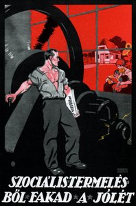 Le bien-être vient de la production socialiste - Imre (1881 1940) Foeldes