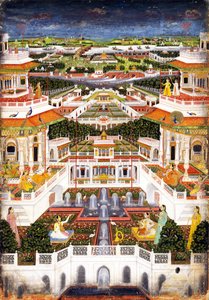 Un complexe palatial avec jardins de harem, vers 1764-1765