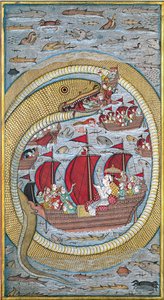 Le serpent de mer avale la flotte royale, 1670