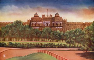 Delhi Gate, Agra Fort (colour photo)