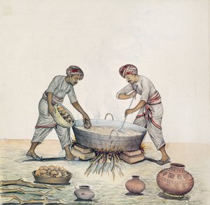 Fabrication de sucre, Bombay, c.1873 - Indian School