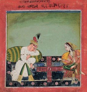 Un folio du "Tandan" Ragamala : Ragaputra Chandrakaya de Malkosa - Indian School