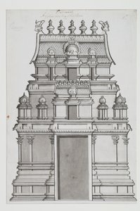 Un gopuram à deux étages - Indian School