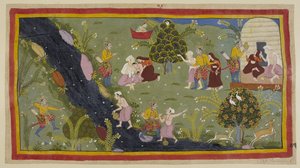 Dasaratha raconte aux reines l