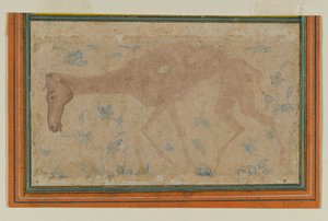 Un cheval émacié, de Mughal ou Deccan, milieu XVIIe siècle