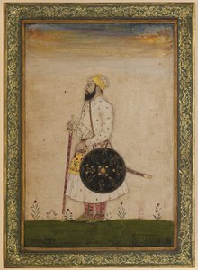Bahram Khan, un fonctionnaire de la cour de Shah Jahan, Inde moghole, vers 1720